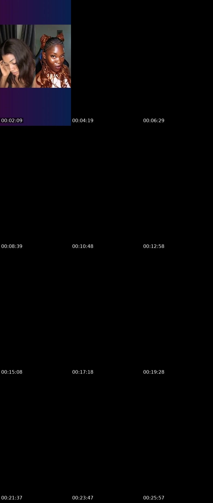 Contact-sheet preview of Ria$'s Liveme recording