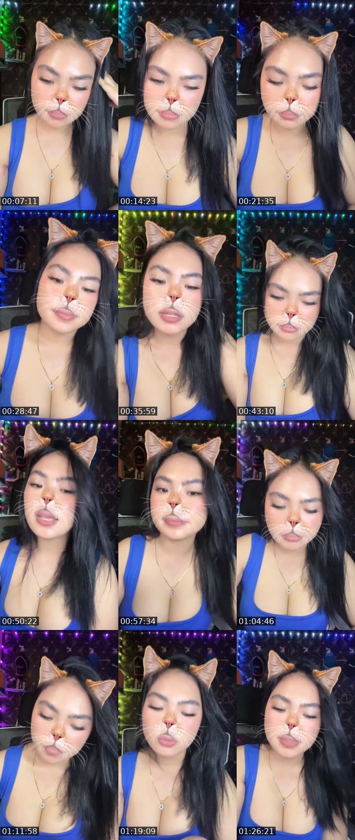 Contact-sheet preview of ⁠ ♛𝓩𝔂𝓭𝓷𝓮𝔂🍀🪬's Liveme recording