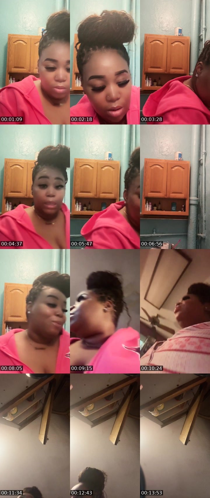 Contact-sheet preview of QUEENNJAS〽️INE🎭⃤'s Liveme recording