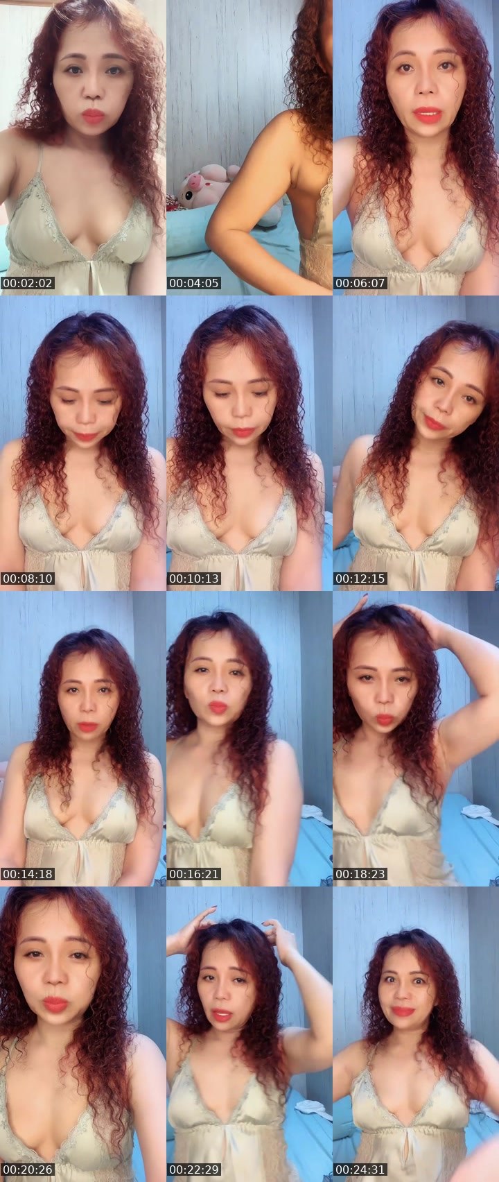 Contact-sheet preview of Kimhoney💃🏻's Liveme recording