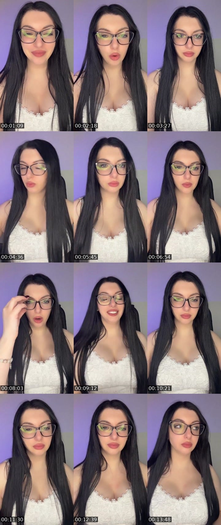 Contact-sheet preview of 💋Alena💋's Liveme recording
