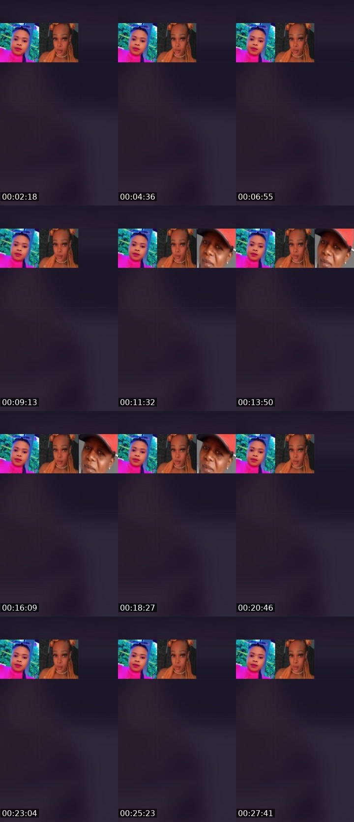 Contact-sheet preview of MERCYLUV💋's Liveme recording