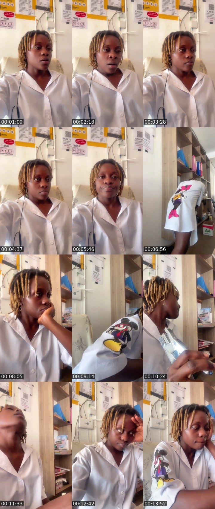 Contact-sheet preview of Breeze 🌊's Liveme recording