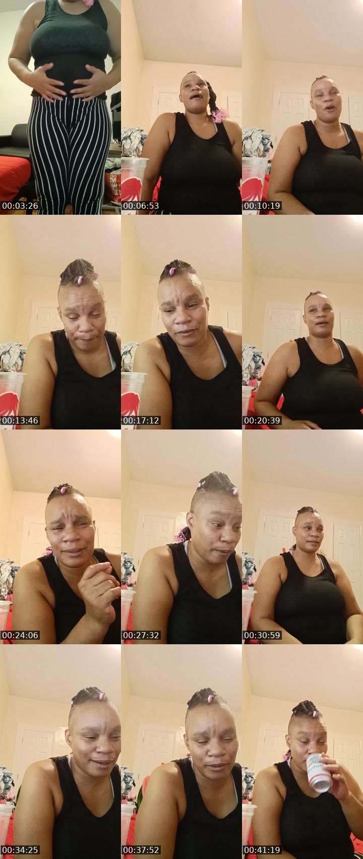 Contact-sheet preview of Pinkeeredd77's Liveme recording