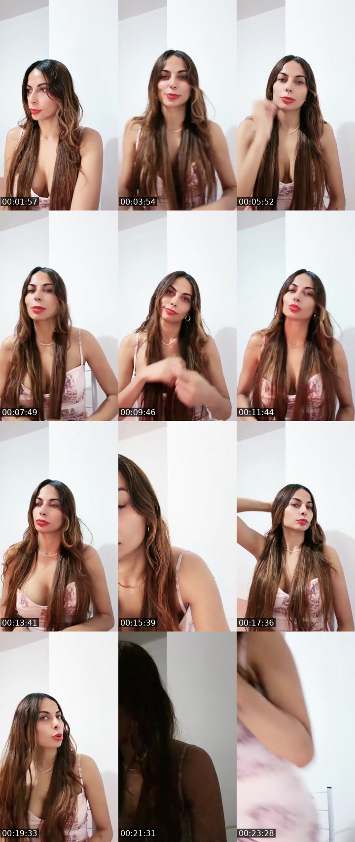 Contact-sheet preview of Maeva 🥂's Liveme recording