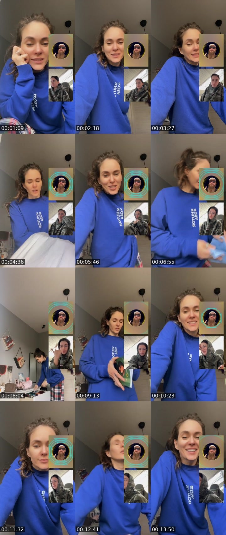 Contact-sheet preview of Nastya🦊FOX's Liveme recording