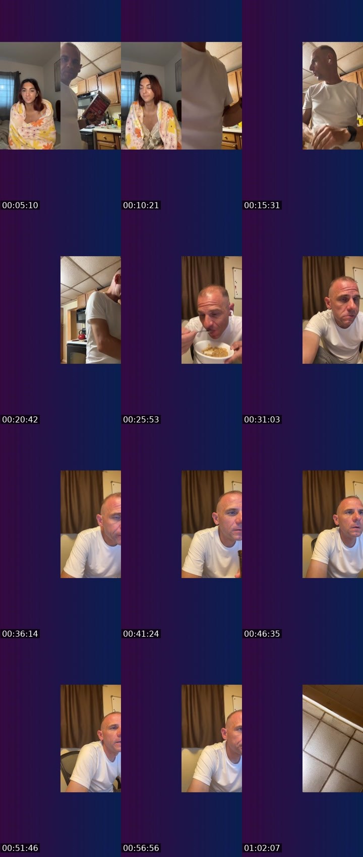 Contact-sheet preview of Crazychica⭐️'s Liveme recording
