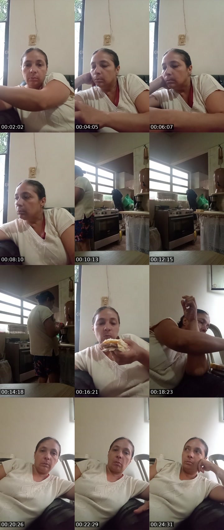 Contact-sheet preview of VIVIANE ULYSSEA's Liveme recording