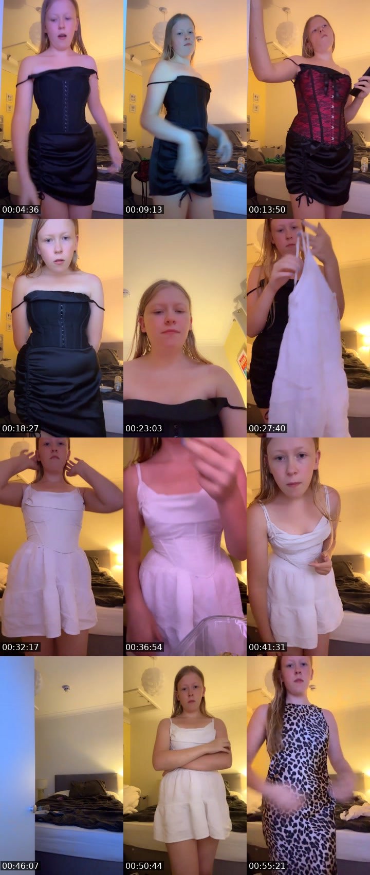 Contact-sheet preview of ⭕️G_ GemmaB's Liveme recording