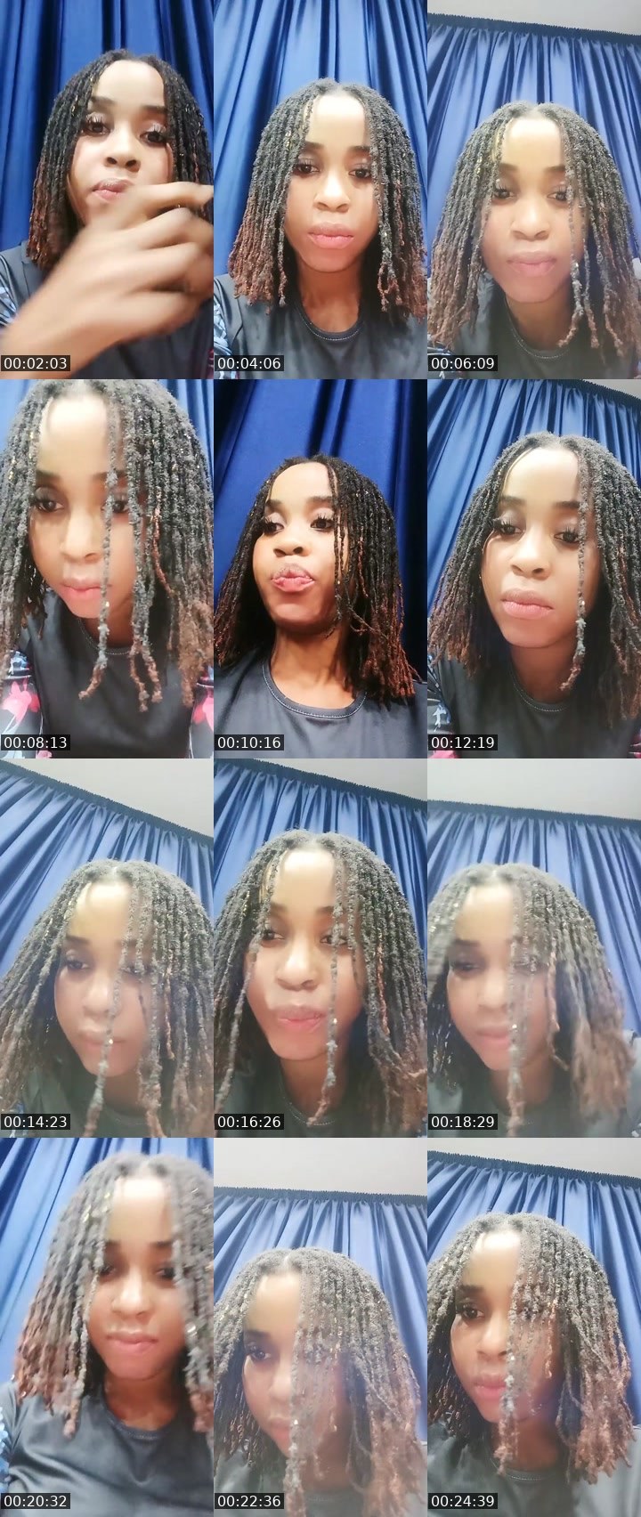 Contact-sheet preview of 🍑Curvy Goddess's Liveme recording