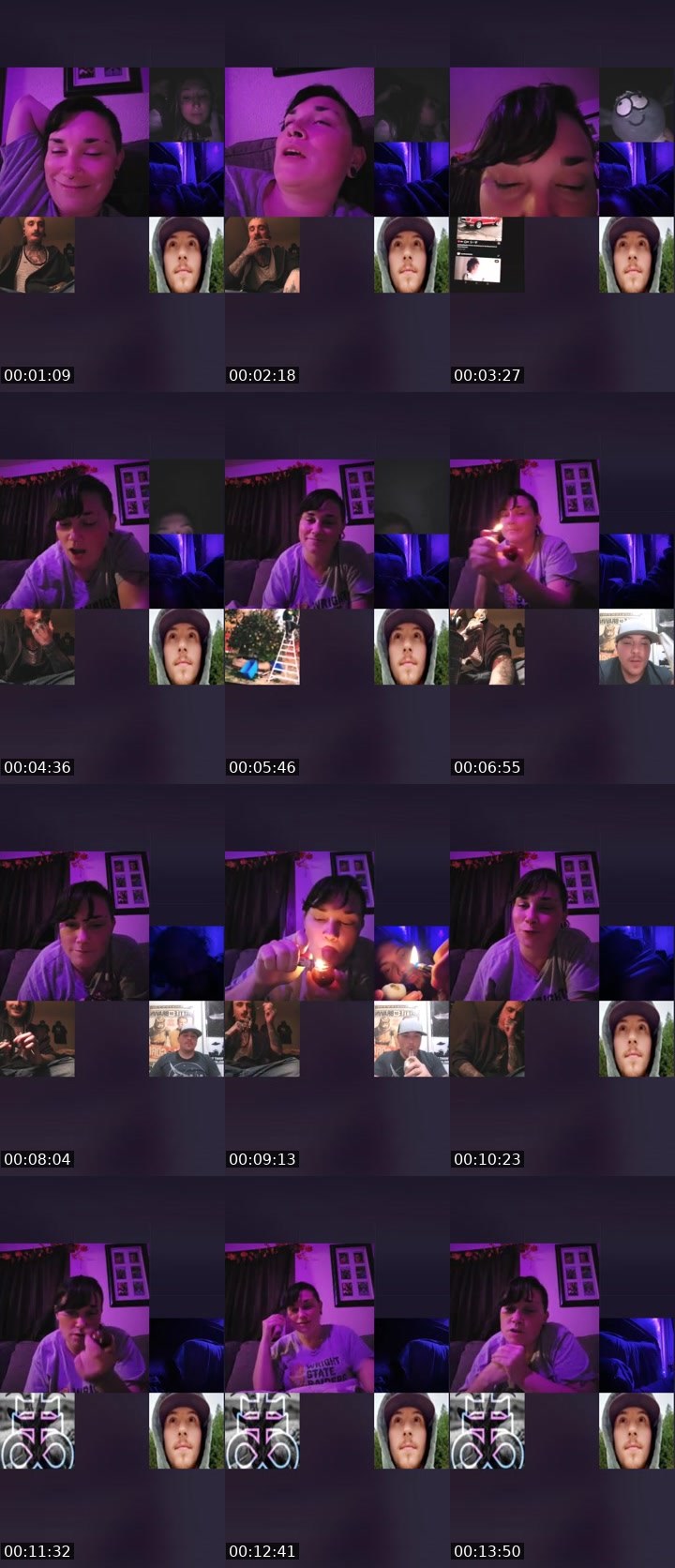 Contact-sheet preview of 🌙ʍʊɢɢʟɛ♍️'s Liveme recording