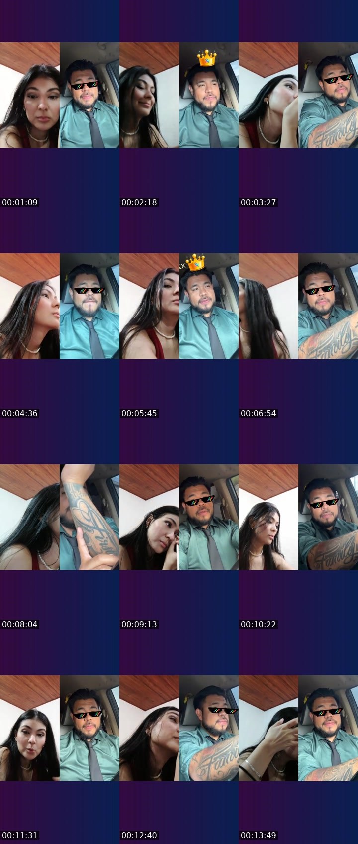 Contact-sheet preview of 🌸Mari🪽💯's Liveme recording