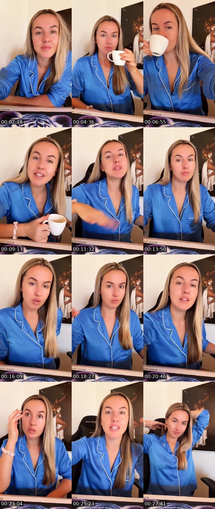 Contact-sheet preview of ☕️𝑽𝑰𝑹𝑮𝑰𝑵𝑰𝑨🍂's Liveme recording