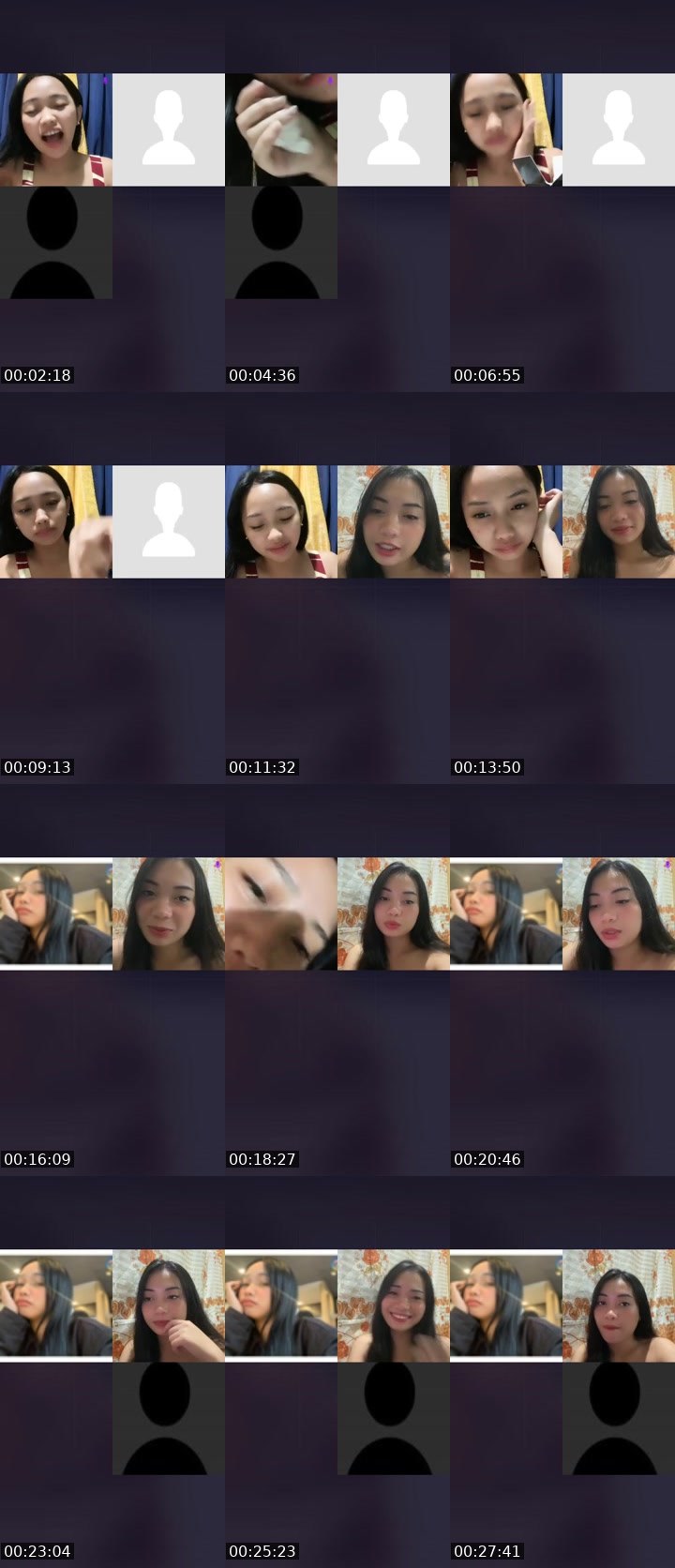 Contact-sheet preview of 👸Xenny 🦄🍃's Liveme recording