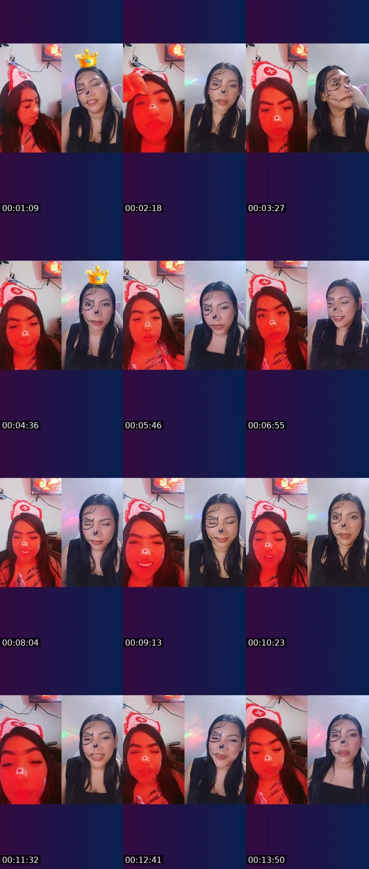 Contact-sheet preview of ꀘꎭꍟꋪꈤ☁️🧸's Liveme recording
