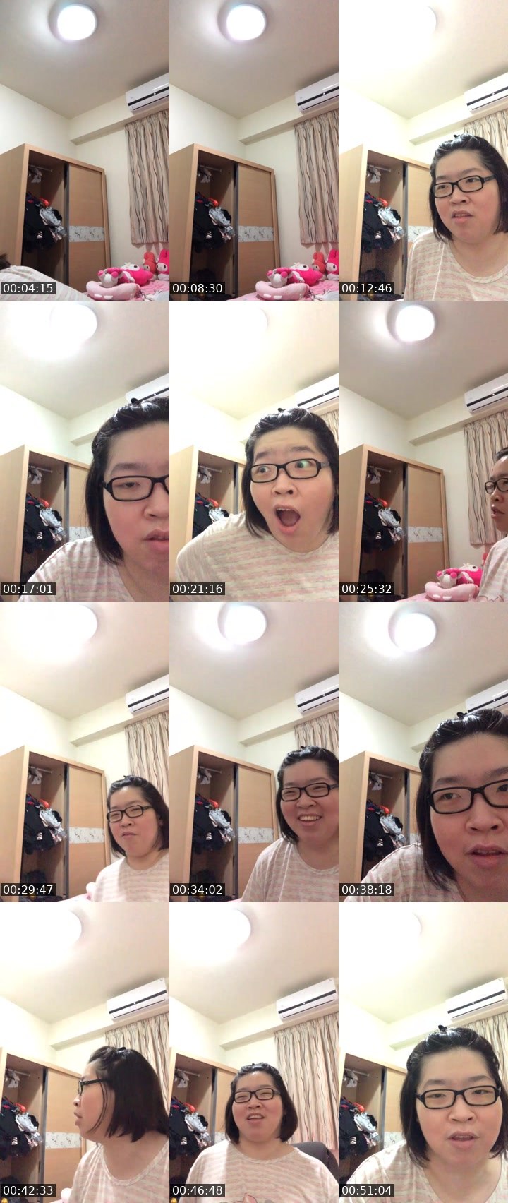 Contact-sheet preview of a11ab11318's Liveme recording