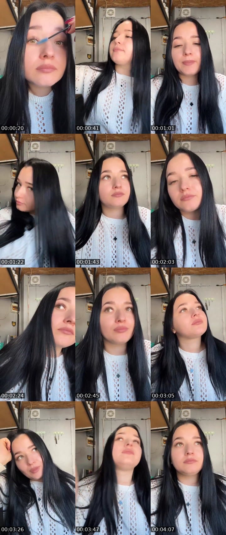 Contact-sheet preview of 𝓢𝓷𝓮𝓳𝓪💋's Liveme recording