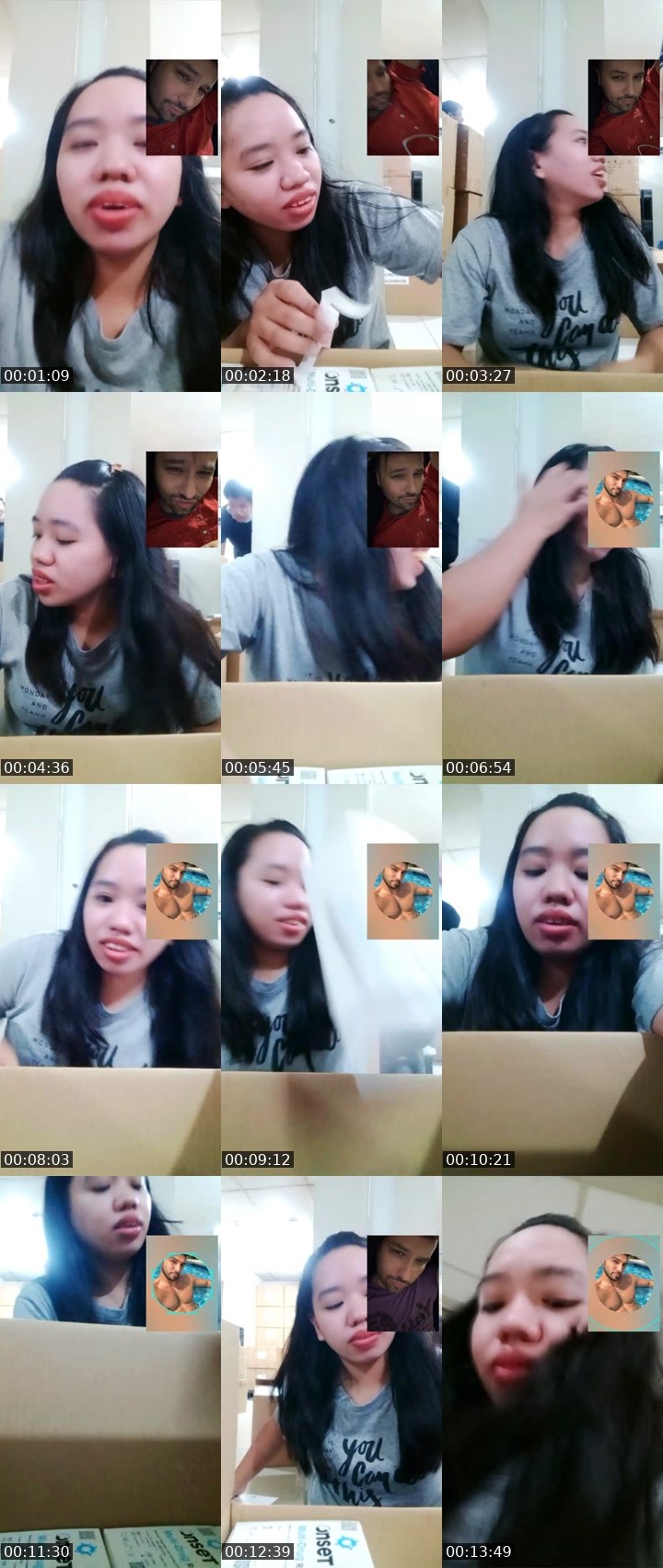Contact-sheet preview of rose jn🍓🍰's Liveme recording