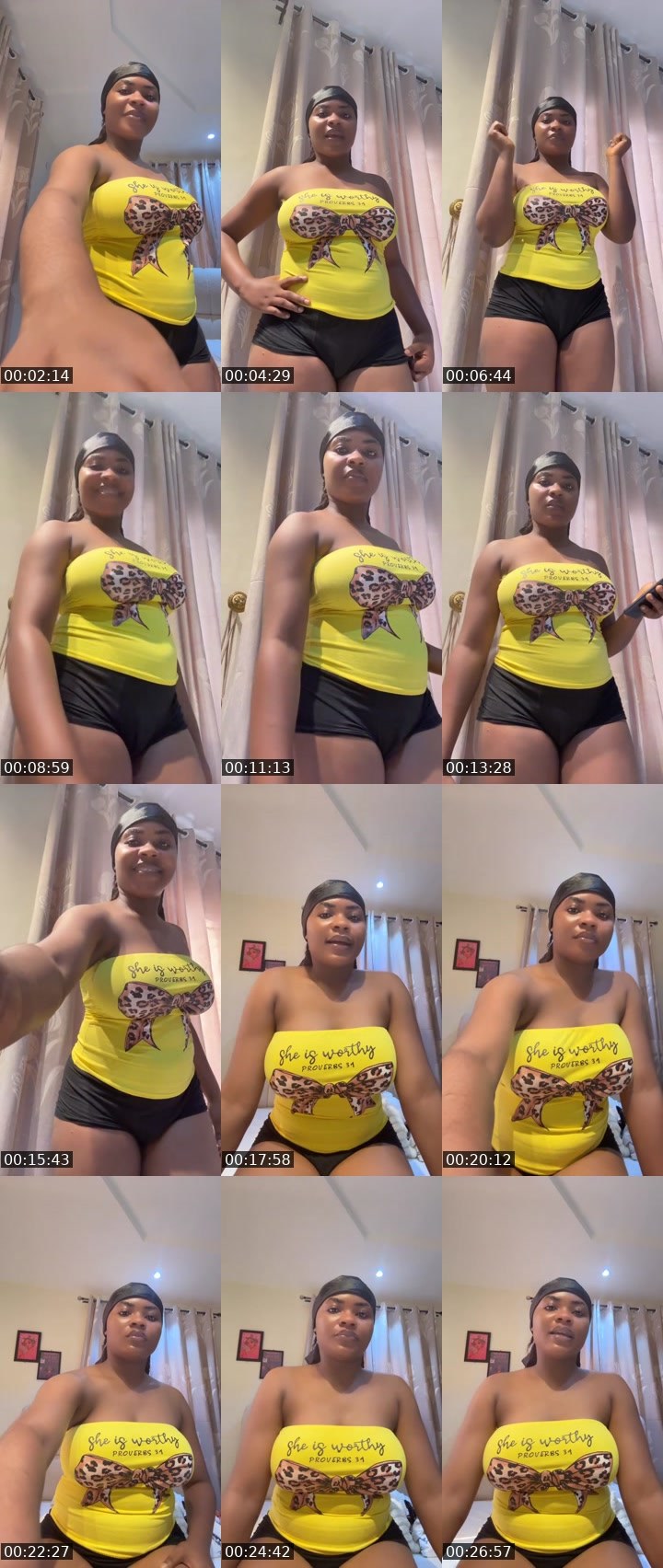 Contact-sheet preview of Babes❤️😍's Liveme recording