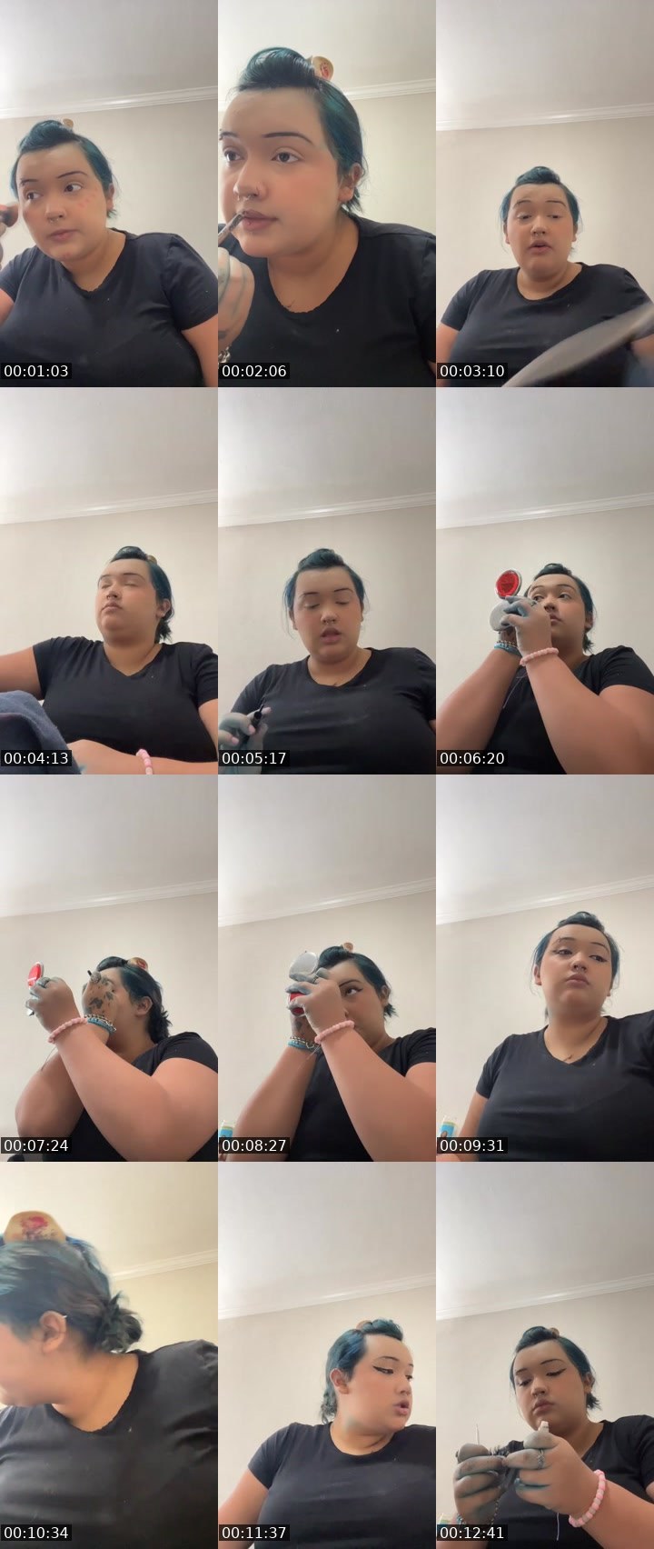 Contact-sheet preview of chelly24's Liveme recording