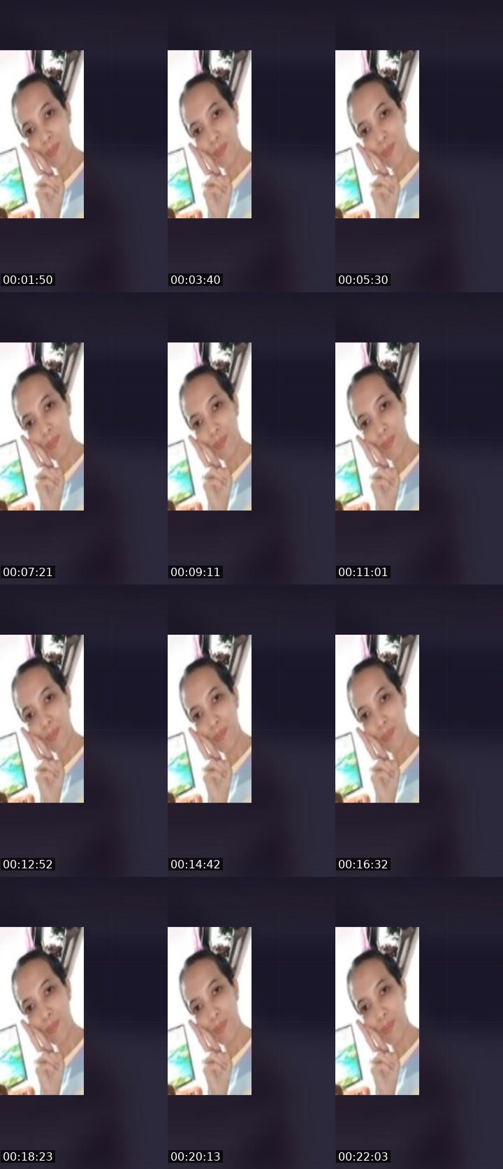 Contact-sheet preview of MESHERET🍓's Liveme recording