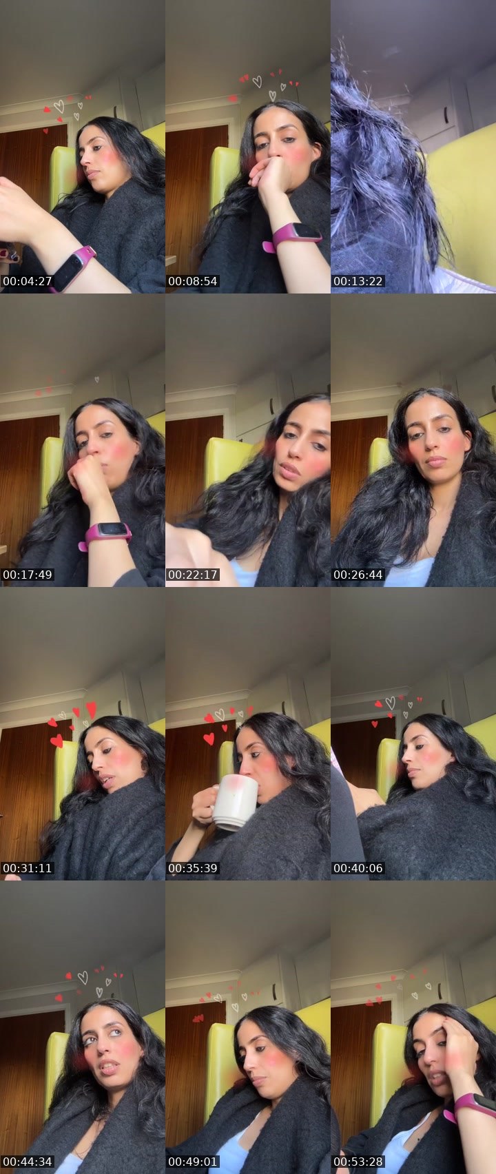 Contact-sheet preview of 𝐌𝐘𝐒𝐓𝐄𝐑𝐘 🐝's Liveme recording