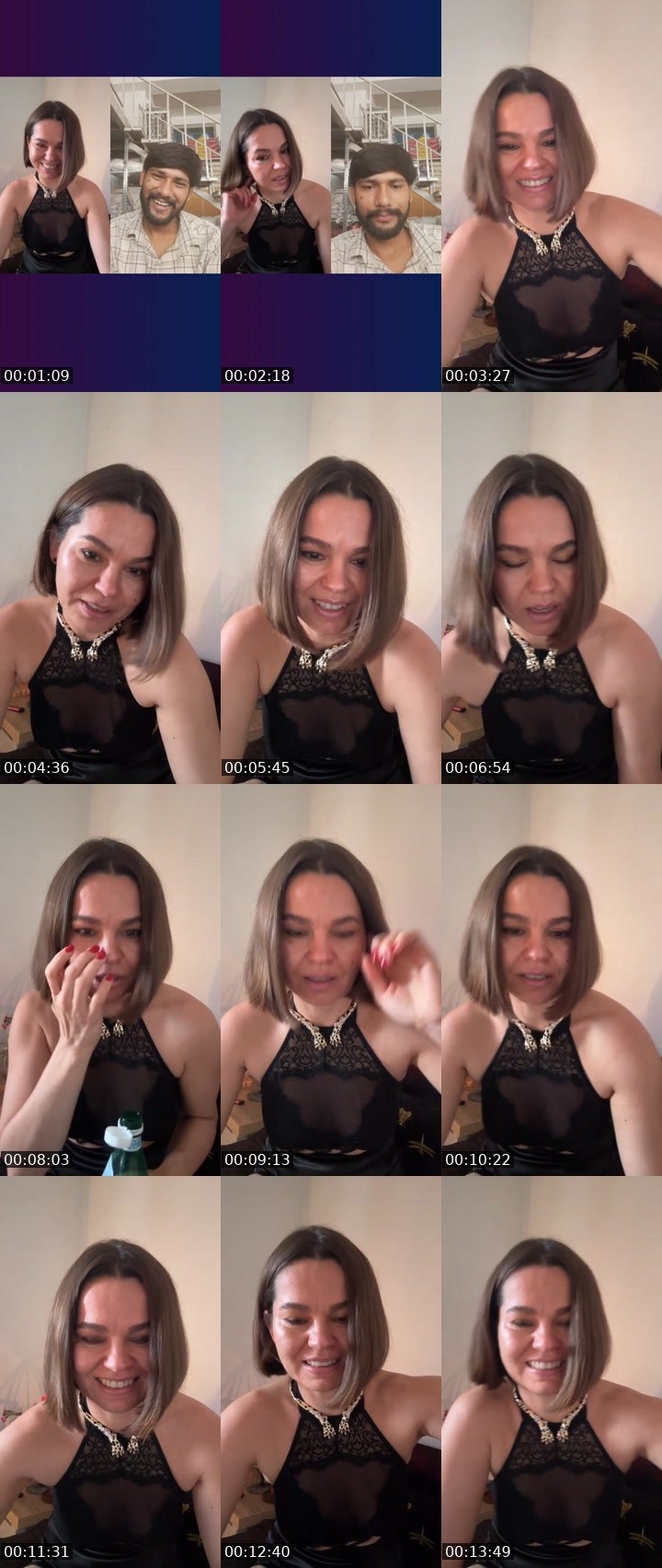 Contact-sheet preview of AliceLondon's Liveme recording
