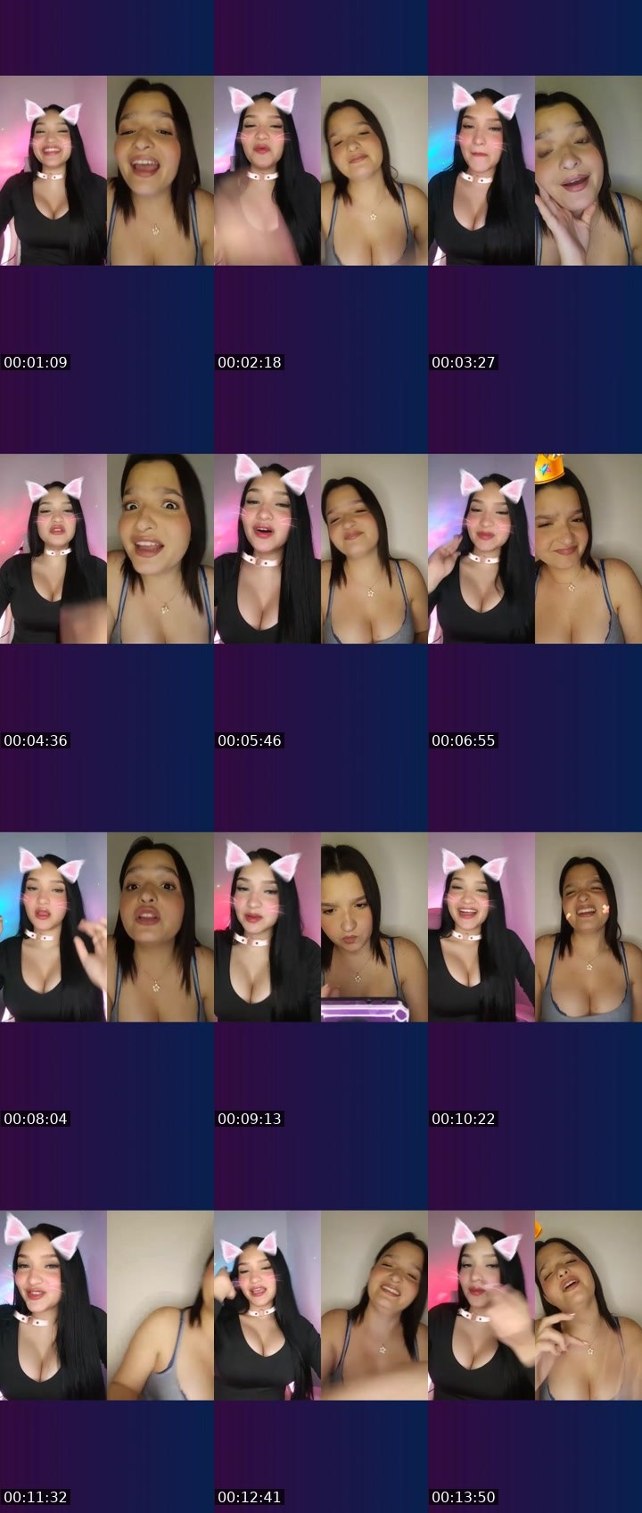 Contact-sheet preview of LaProstitutaDelJoker's Liveme recording