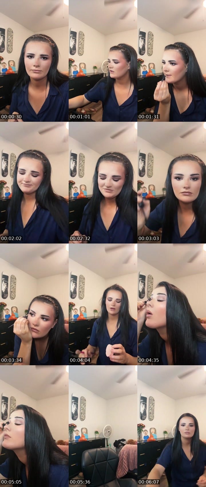 Contact-sheet preview of Chloeepaigeh's Liveme recording