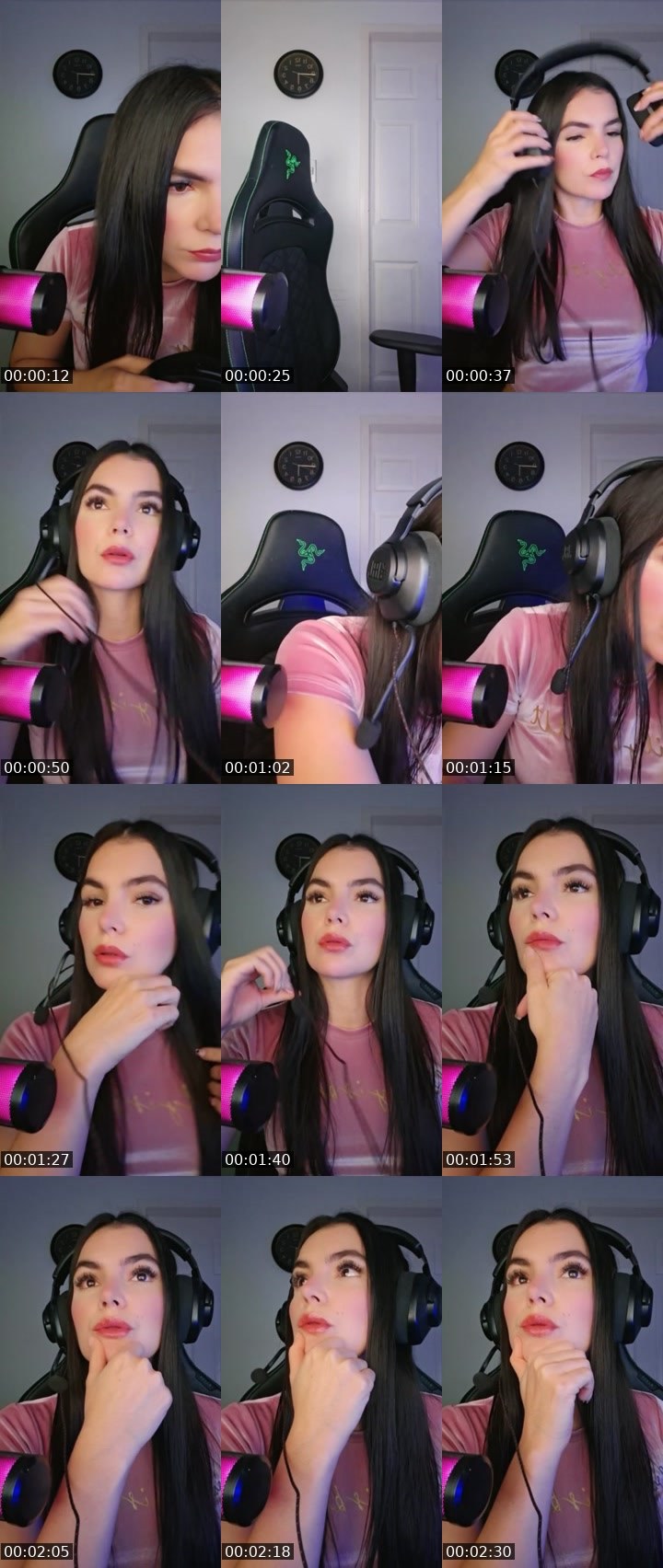 Contact-sheet preview of Eve 🇻🇪☁️🩷's Liveme recording
