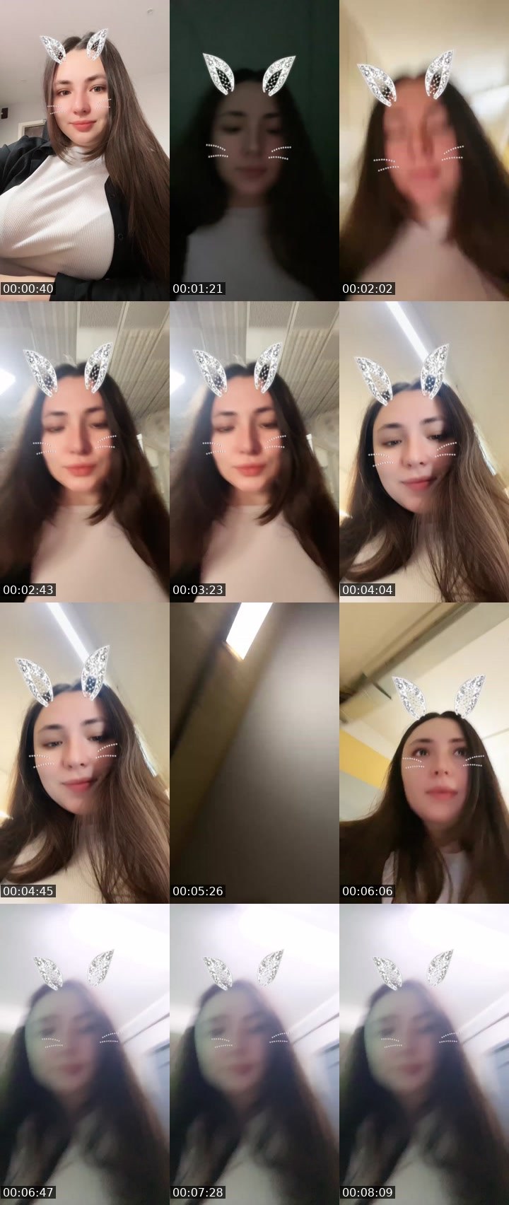 Contact-sheet preview of Hubabooba's Liveme recording