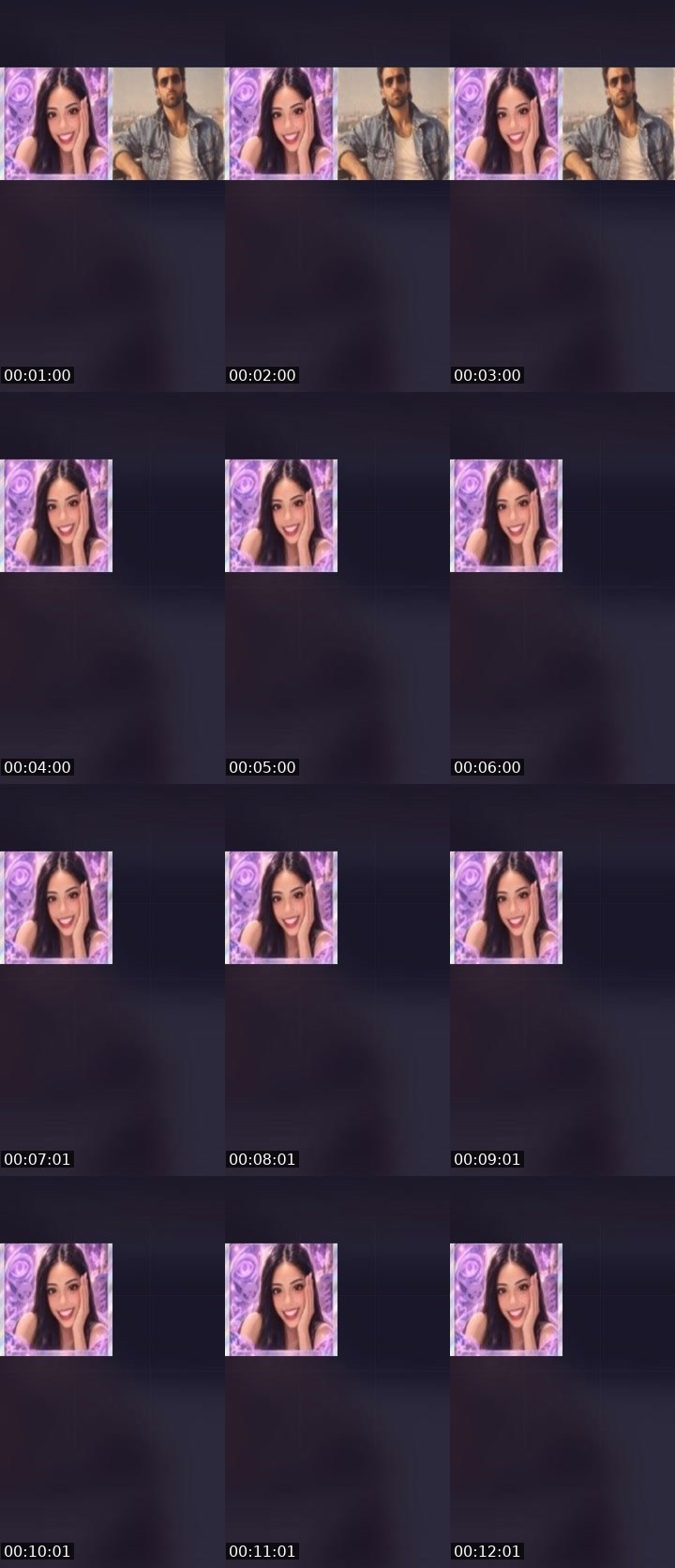 Contact-sheet preview of 🍃👸yuna🌼's Liveme recording