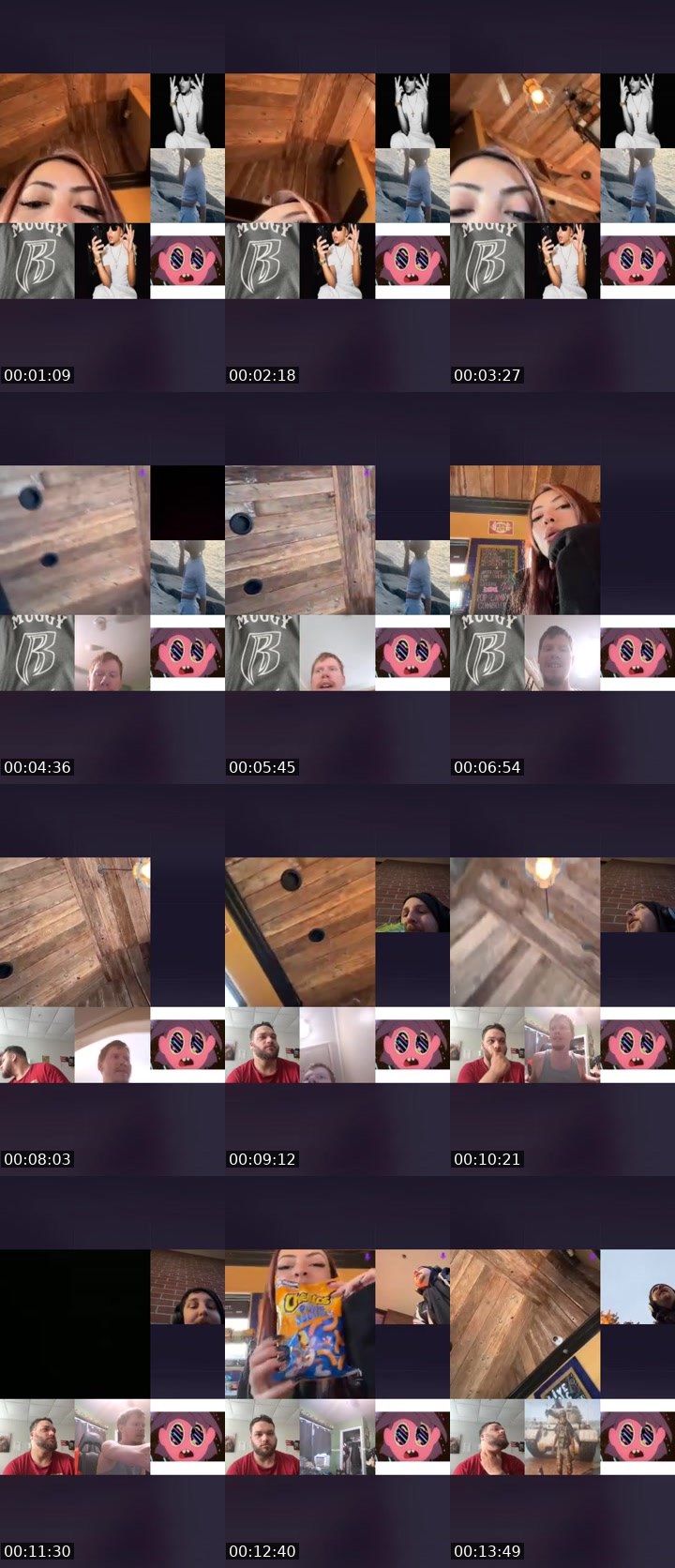 Contact-sheet preview of ѕρ¡¢yѕιв︎χ︎в︎y❀🐦‍🔥's Liveme recording