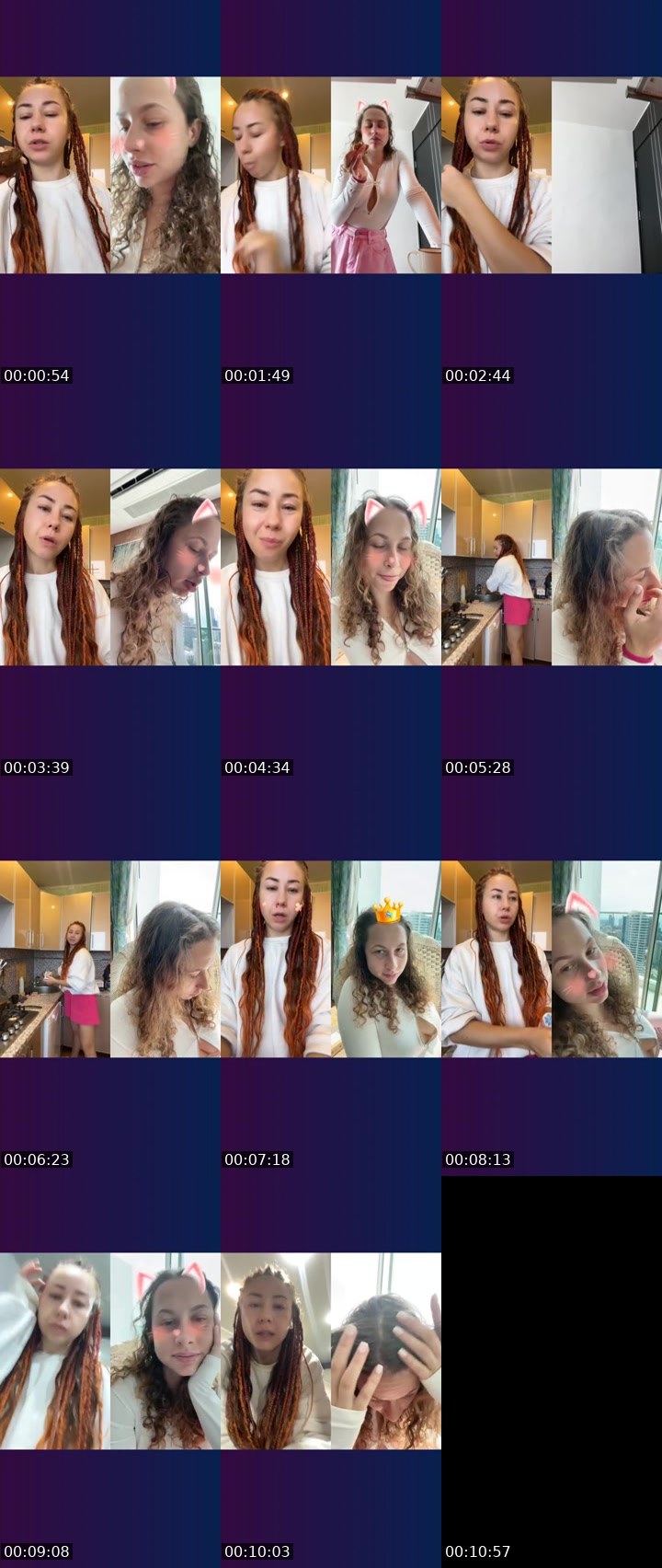 Contact-sheet preview of MU$E💎℄'s Liveme recording