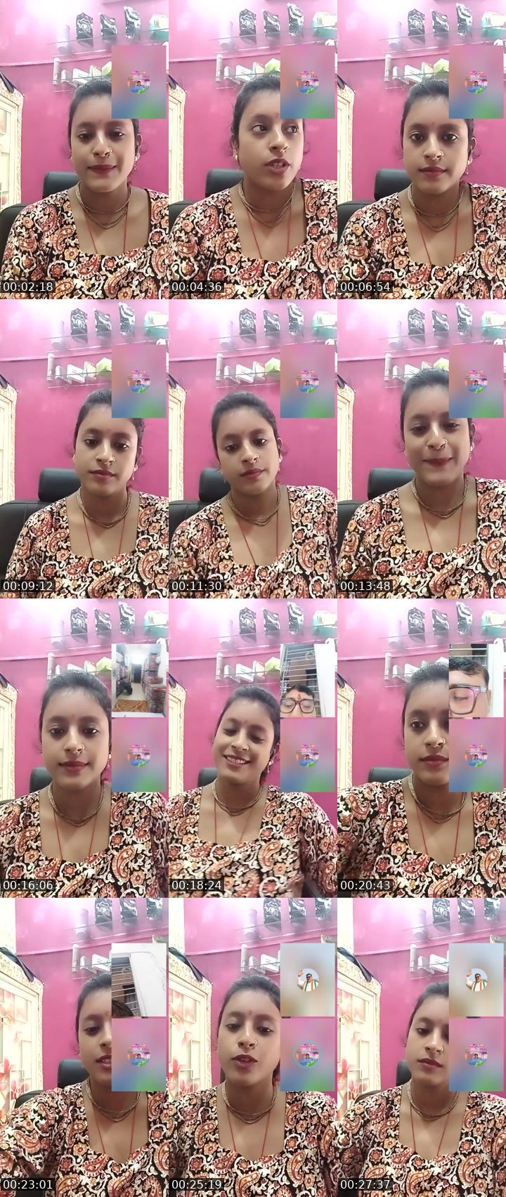 Contact-sheet preview of shunshine's Liveme recording