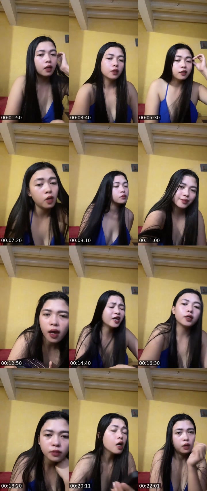 Contact-sheet preview of 👸AMHIRA26🦢's Liveme recording