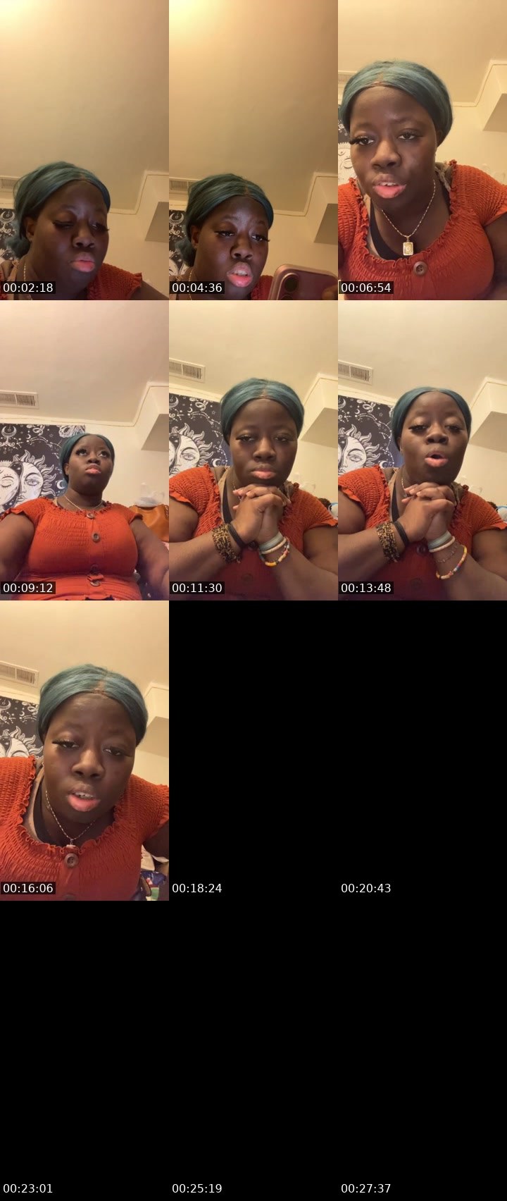 Contact-sheet preview of Leighanne-K144354370's Liveme recording
