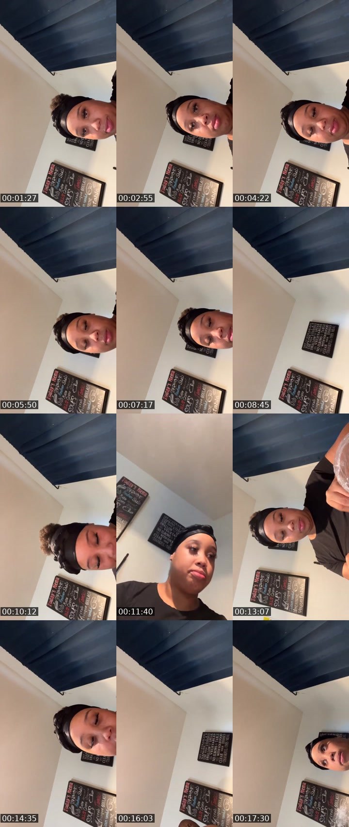 Contact-sheet preview of Shoodahh.miyahh4's Liveme recording