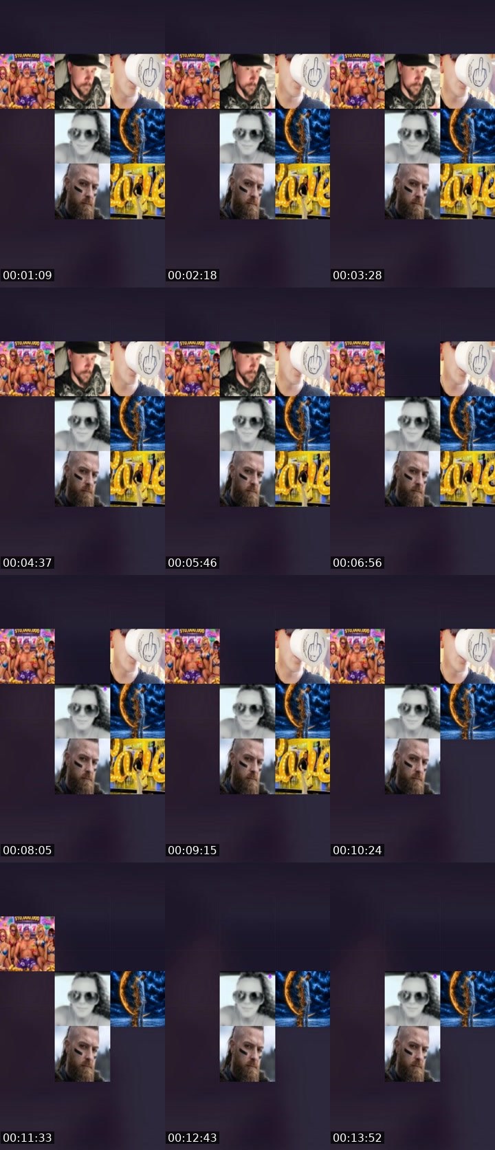 Contact-sheet preview of 🎗Nikki✭𓃰🚀🎁's Liveme recording