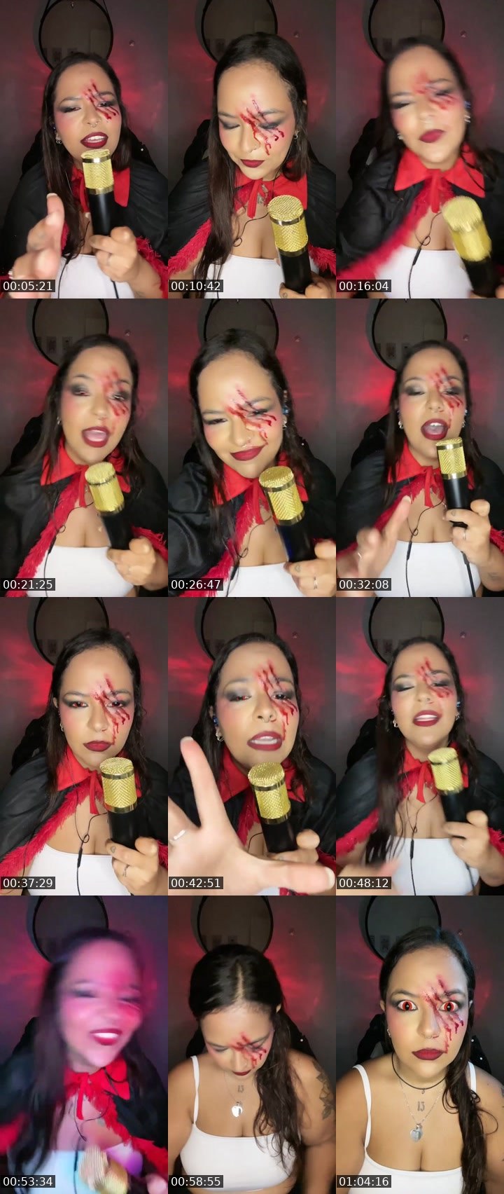 Contact-sheet preview of 🔥⃤ 𝐌aɱaƈιta ♦️'s Liveme recording