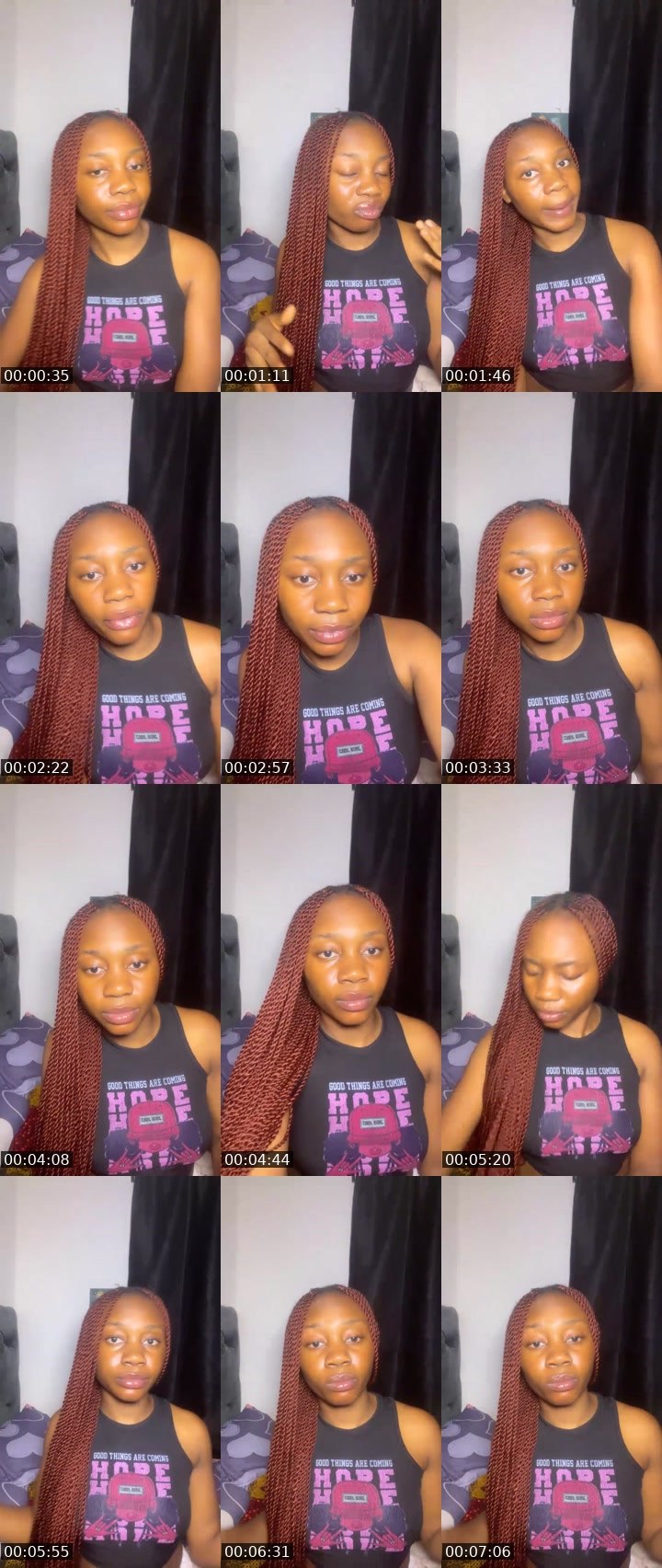 Contact-sheet preview of Prezika❤️'s Liveme recording