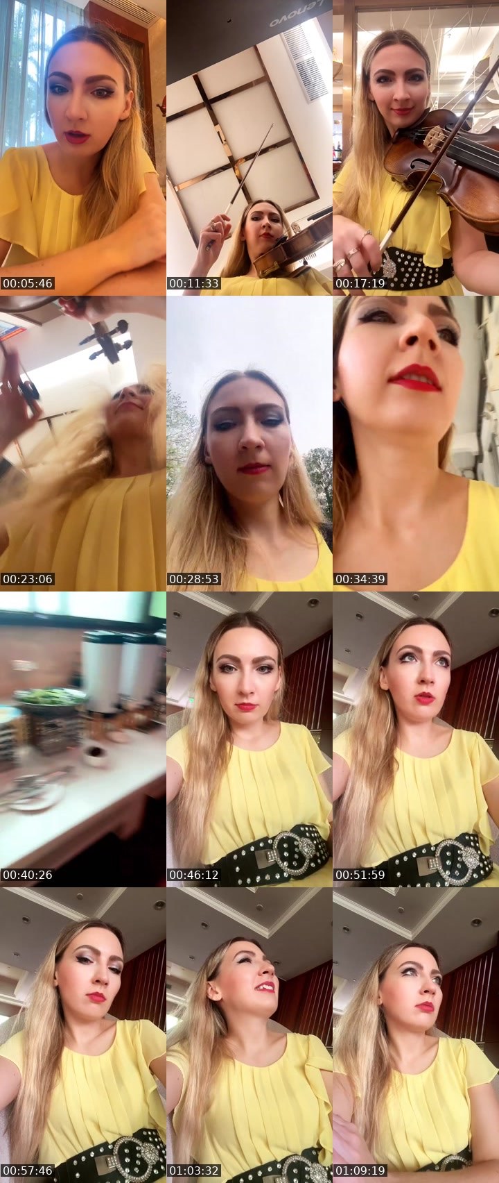 Contact-sheet preview of ♥️EvA🇷🇺's Liveme recording