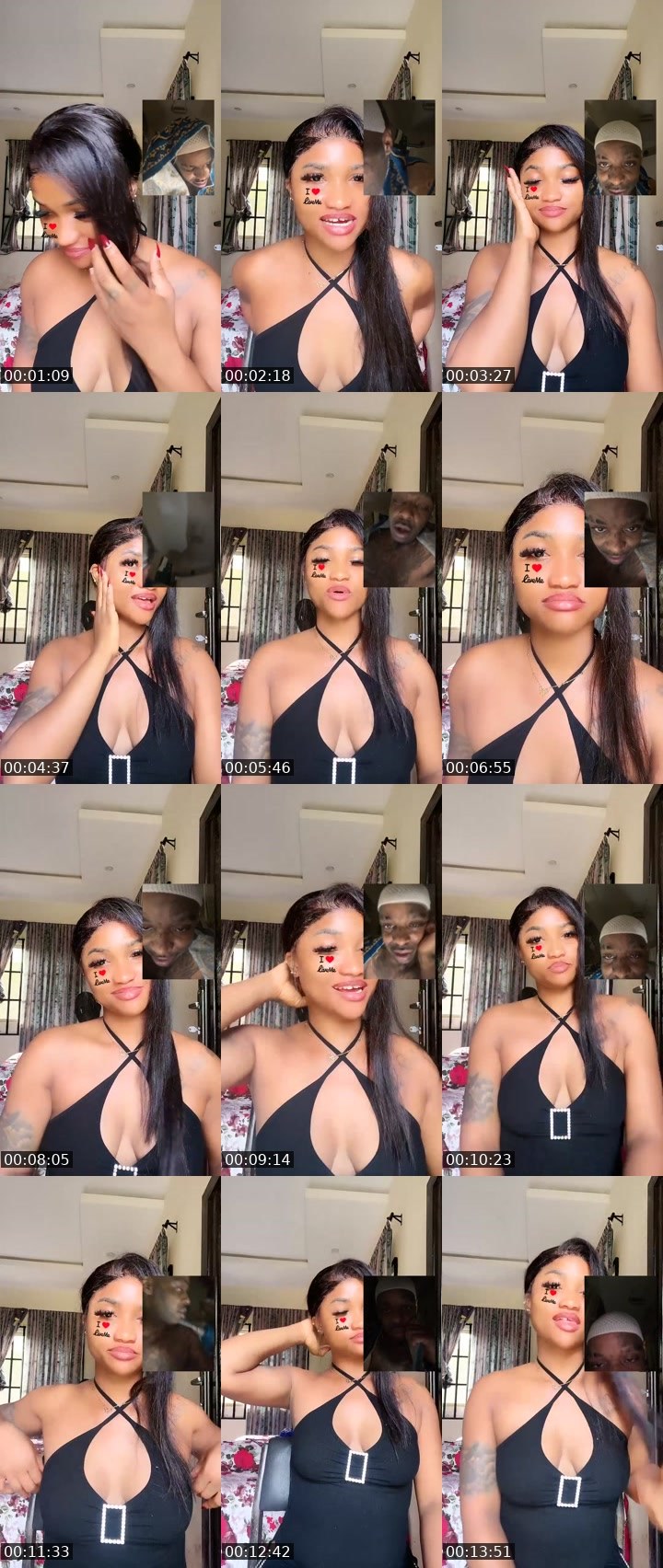 Contact-sheet preview of 🏦 Celina Angela's Liveme recording