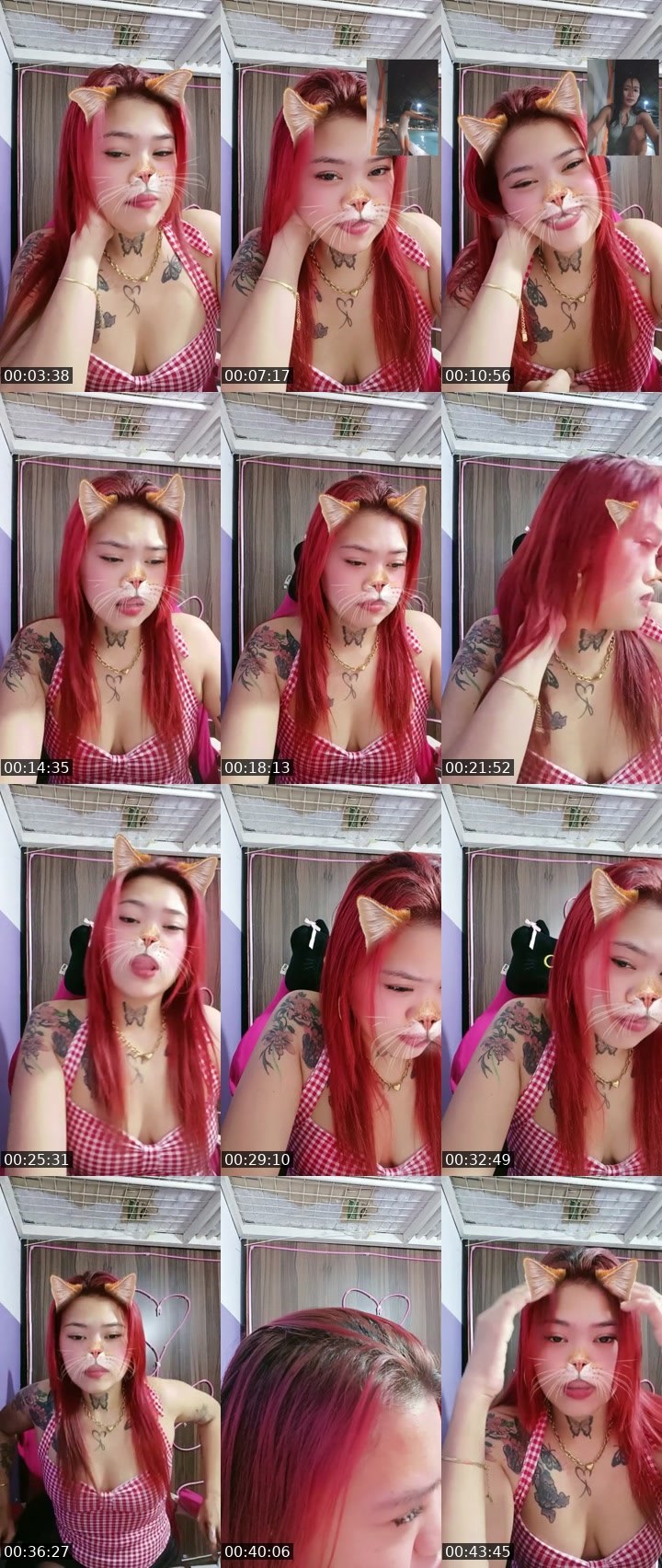 Contact-sheet preview of 👸𝓣𝓸𝓴𝔂𝓸🍂's Liveme recording