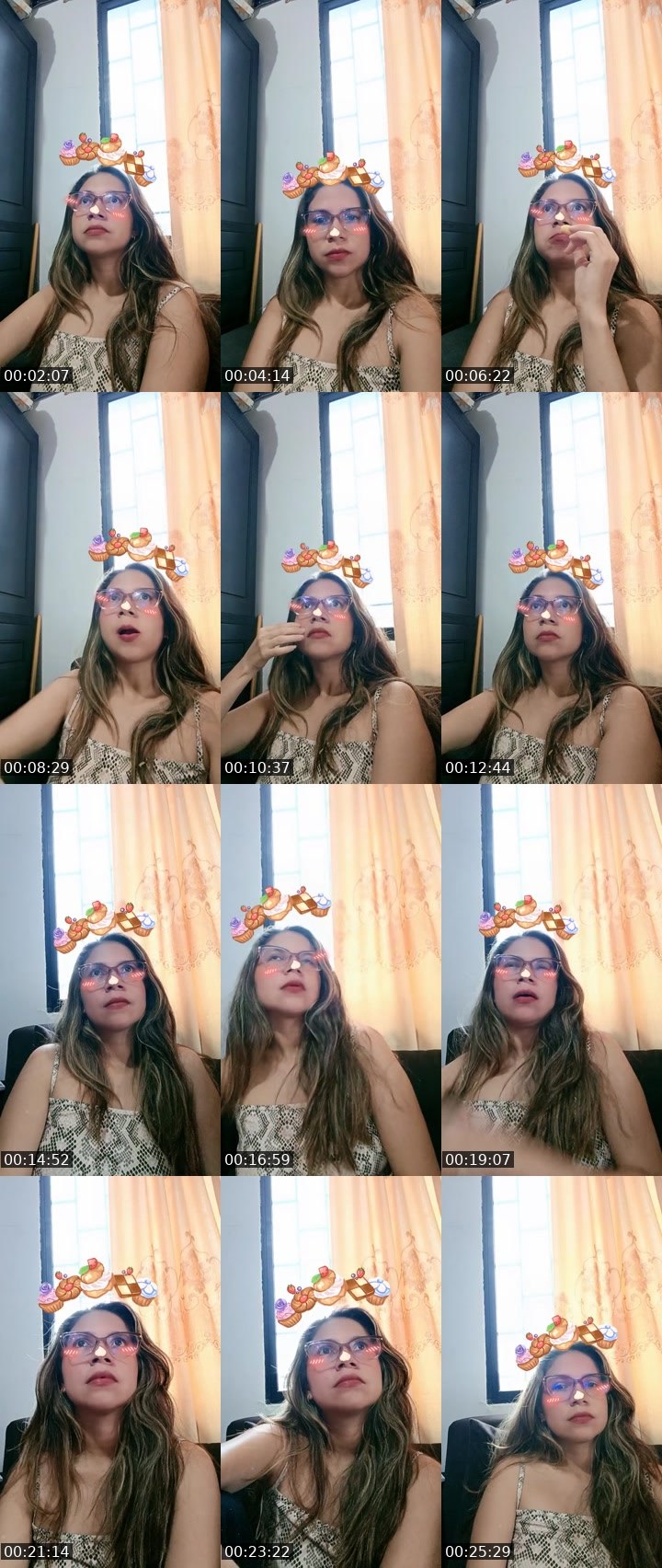 Contact-sheet preview of 7kF🪩Ⓡever👑's Liveme recording
