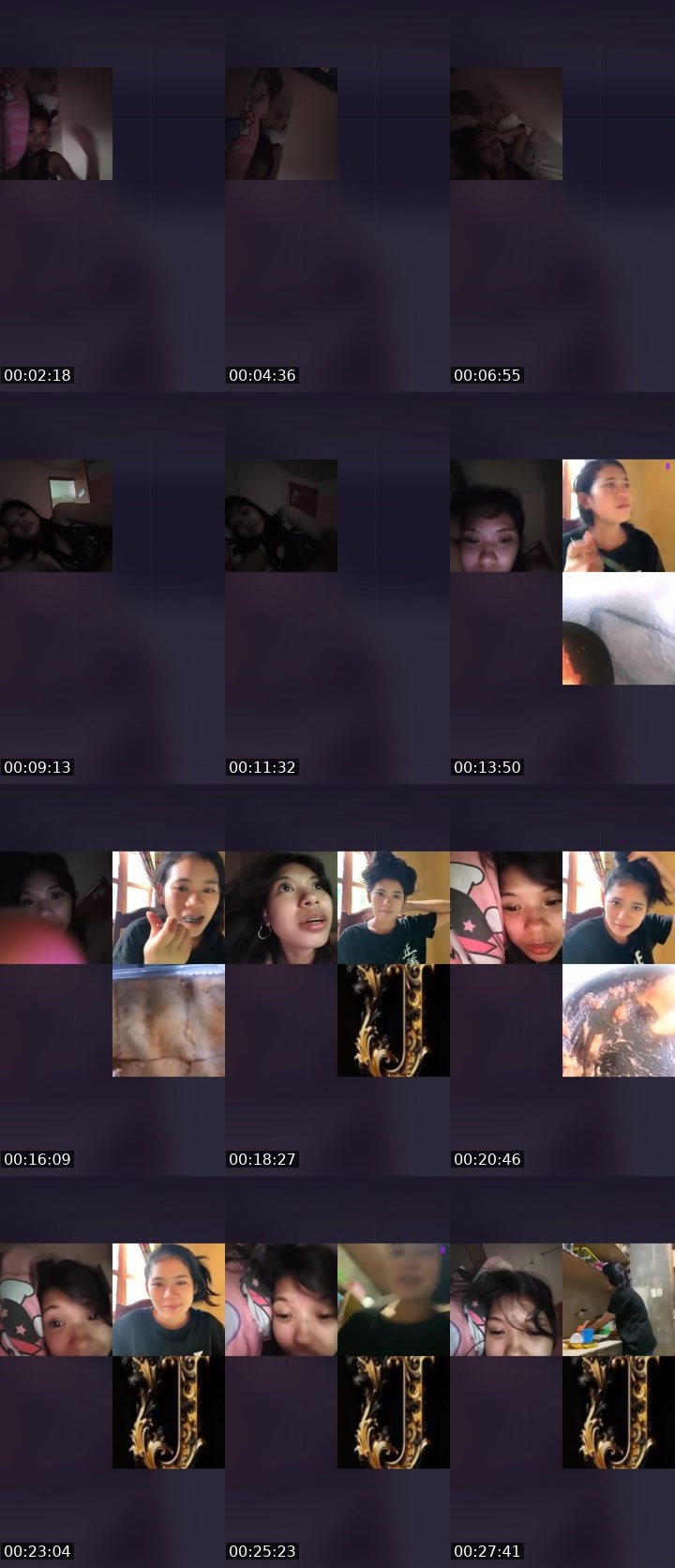 Contact-sheet preview of 😋👸NaLi🦢's Liveme recording