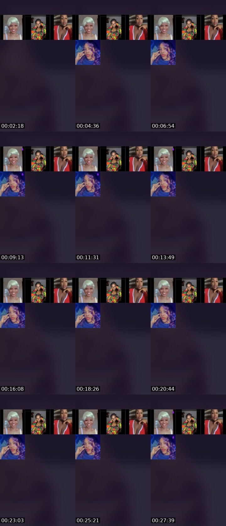 Contact-sheet preview of 🎀𝒮𝒲ℰℰ𝒯🔥's Liveme recording