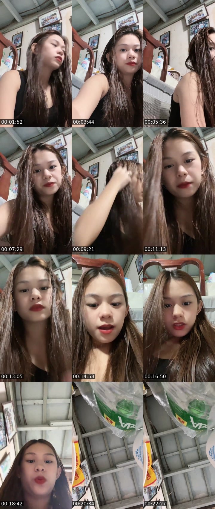 Contact-sheet preview of ♛ ₚₕ Stephy💫 ꈤꉣ's Liveme recording
