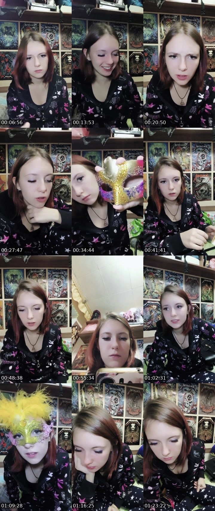 Contact-sheet preview of Baby Alice 💖's Liveme recording