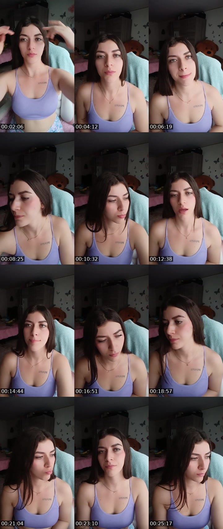 Contact-sheet preview of •Sami•🦩's Liveme recording